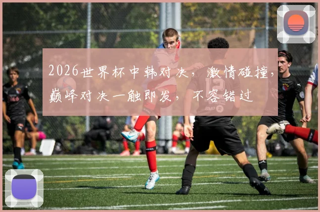 2026世界杯中韩对决，激情碰撞，巅峰对决一触即发，不容错过